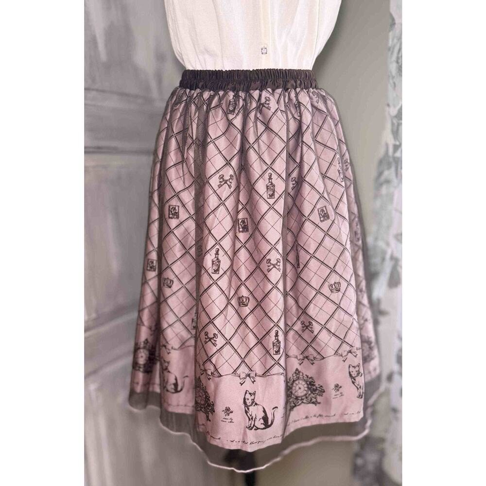 Axes Femme Poetique Tulle Kitty Cat Skirt Feroux Bijoux Cardigan Blouse Himekaji - Picture 5 of 16